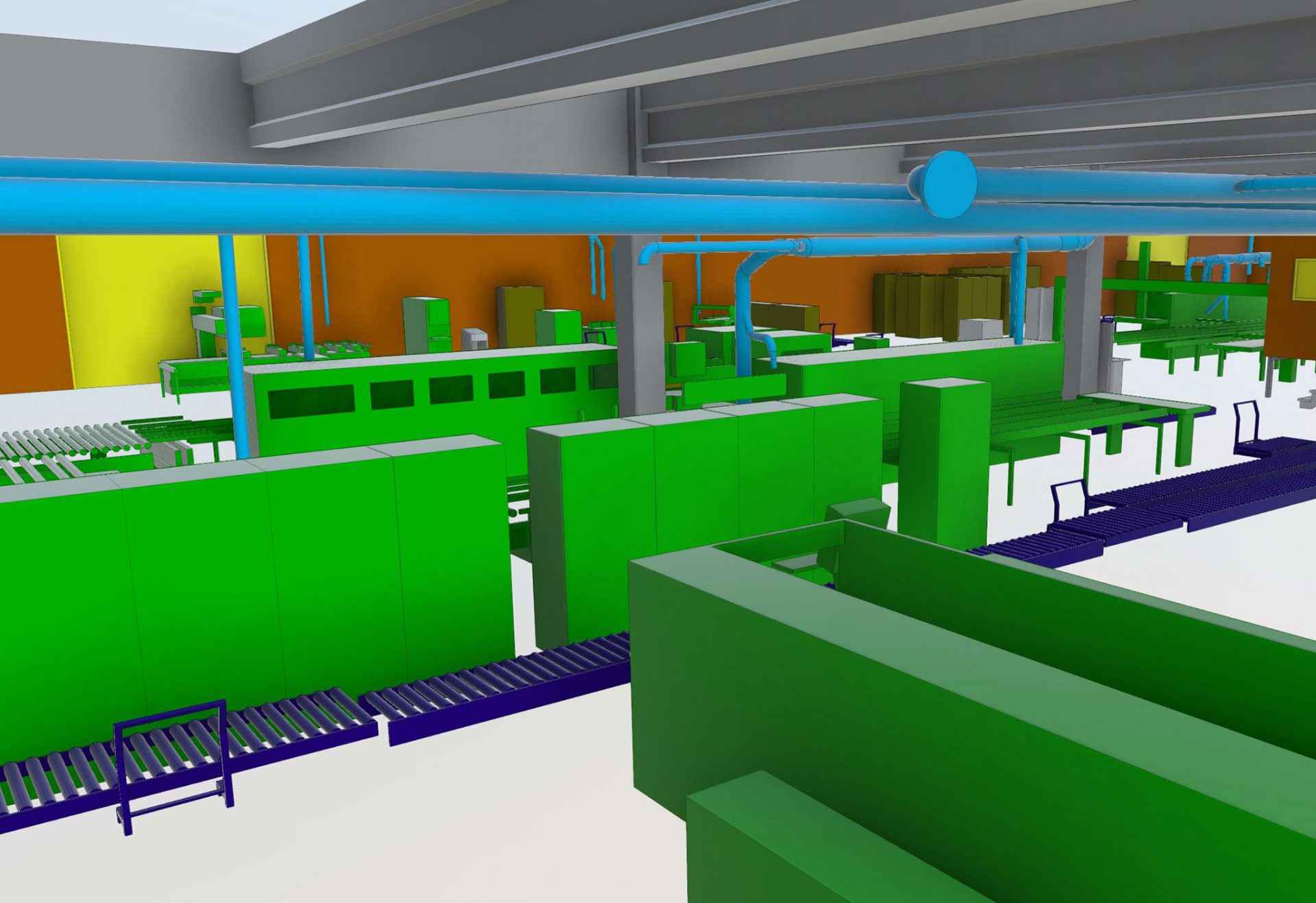 3D-Laserscanning einer Produktionshalle in Stockheim - 3D SCANWORKS