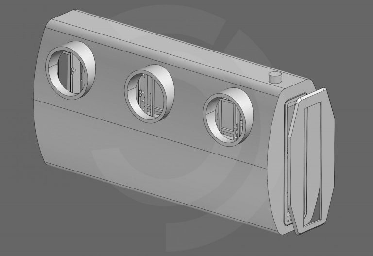 3D-Scan-Vakuumkammer